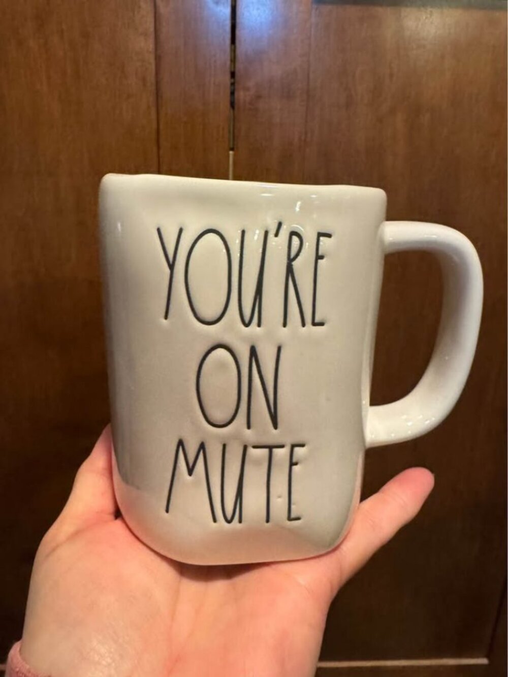Rae Dunn YOU’RE ON MUTE Mug